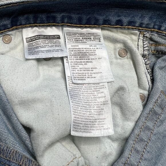 Levis 559 Mens Jeans Straight Leg Regular Fit Denim Lightweight 40x30 - Picture 6 of 10